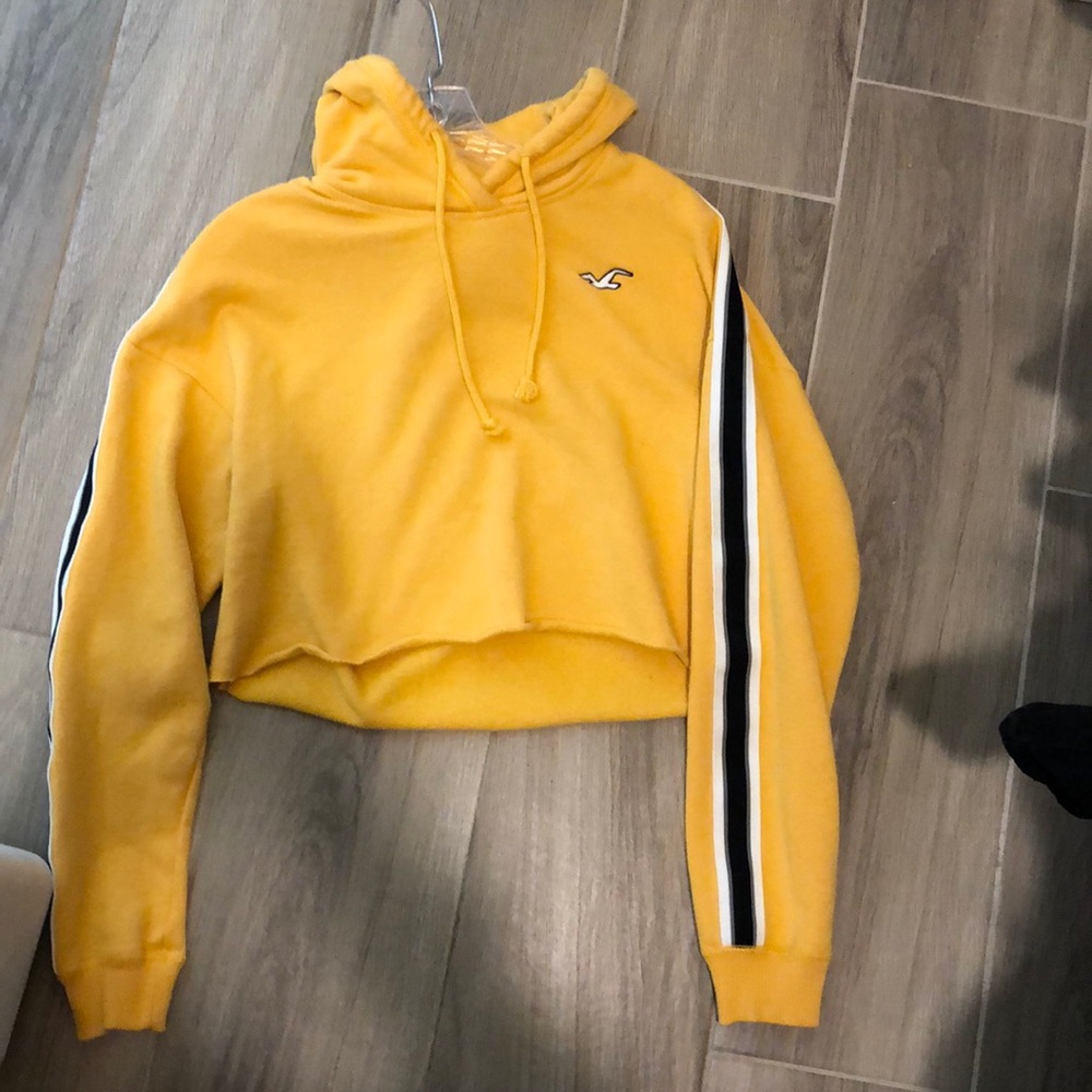 Hollister crop hoodie